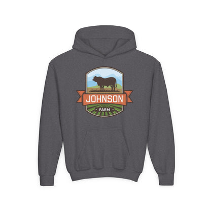 CATTLE FARM CUSTOM YOUTH HOODIE C1