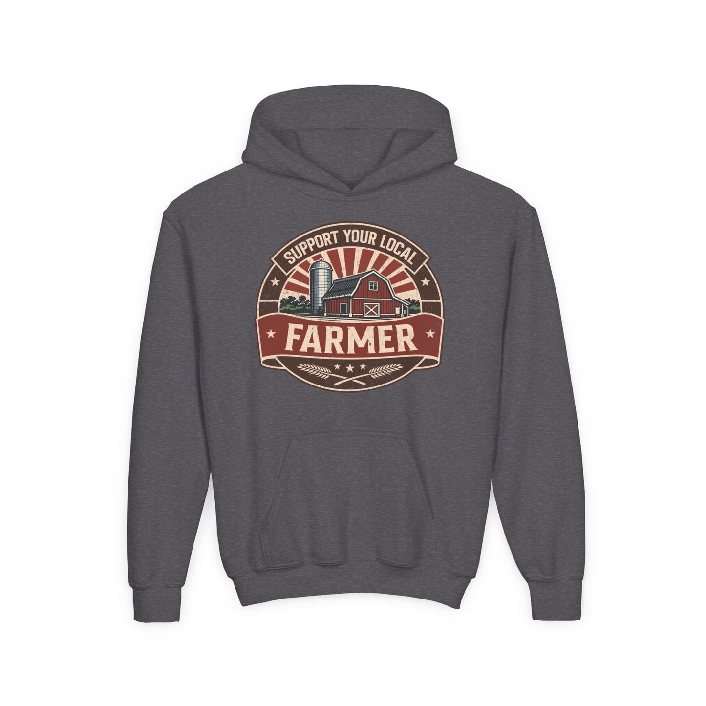 SUPPORT YOUR LOCAL FARMERS YOUTH HOODIE