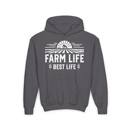FARM LIFE BEST LIFE YOUTH HOODIE
