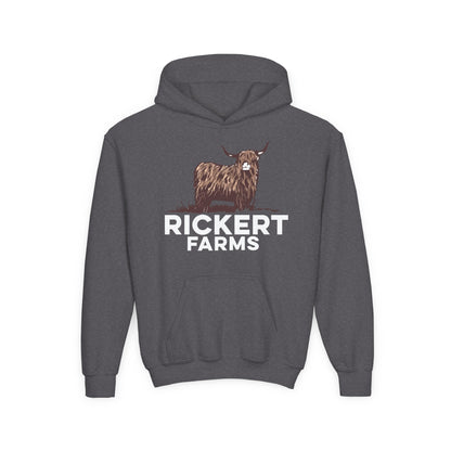 HIGHLAND CATTLE FARM CUSTOM YOUTH HOODIE L1