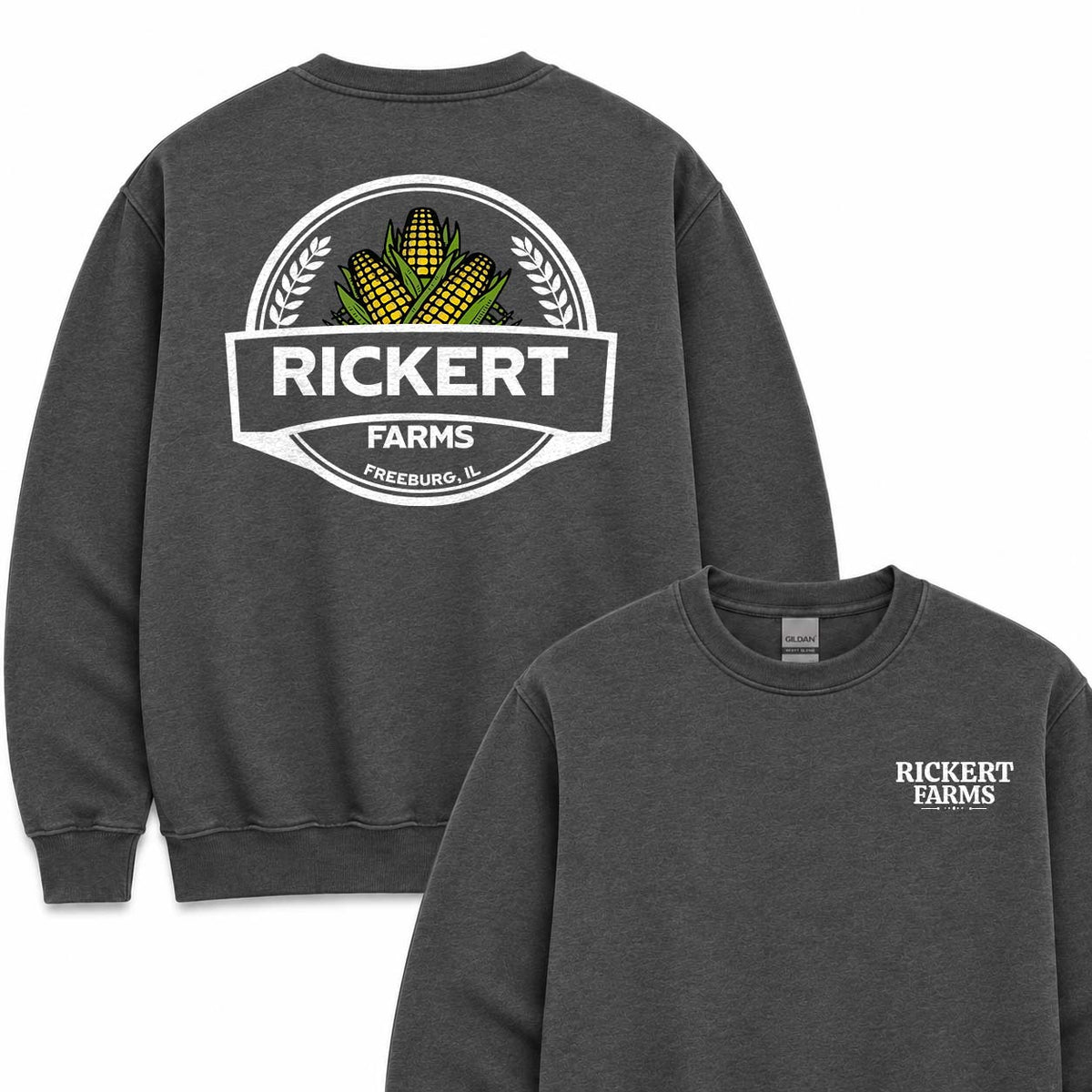 CORN FARM CUSTOM SWEATSHIRT BACK PRINT O1