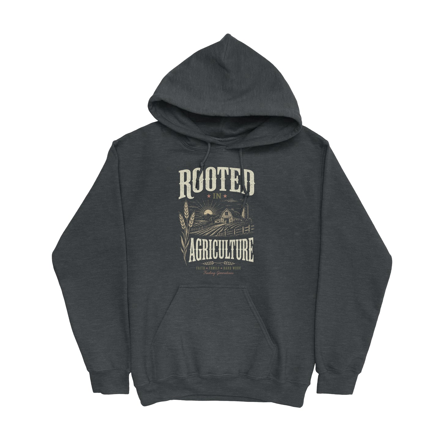 ROOTED IN AGRICULTURE FEEDING GENERATIONS HOODIE