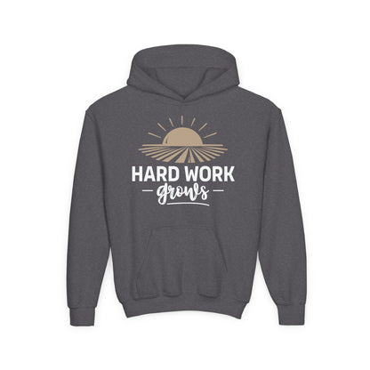 HARD WORK GROWS YOUTH HOODIE