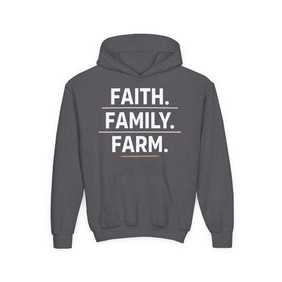 FAITH. FAMILY. FARM. YOUTH HOODIE