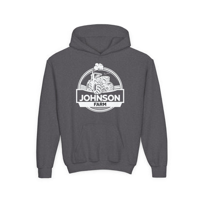 CUSTOM FARM TRACTOR YOUTH HOODIE F2