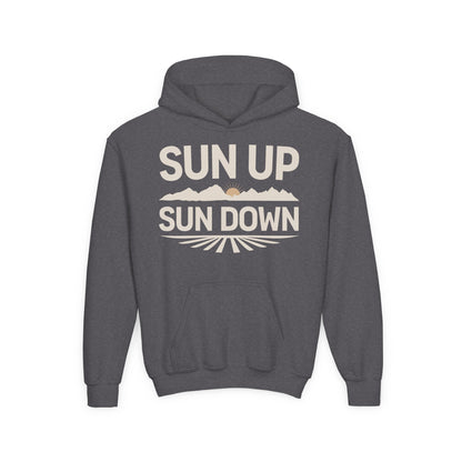 SUN UP SUN DOWN YOUTH HOODIE