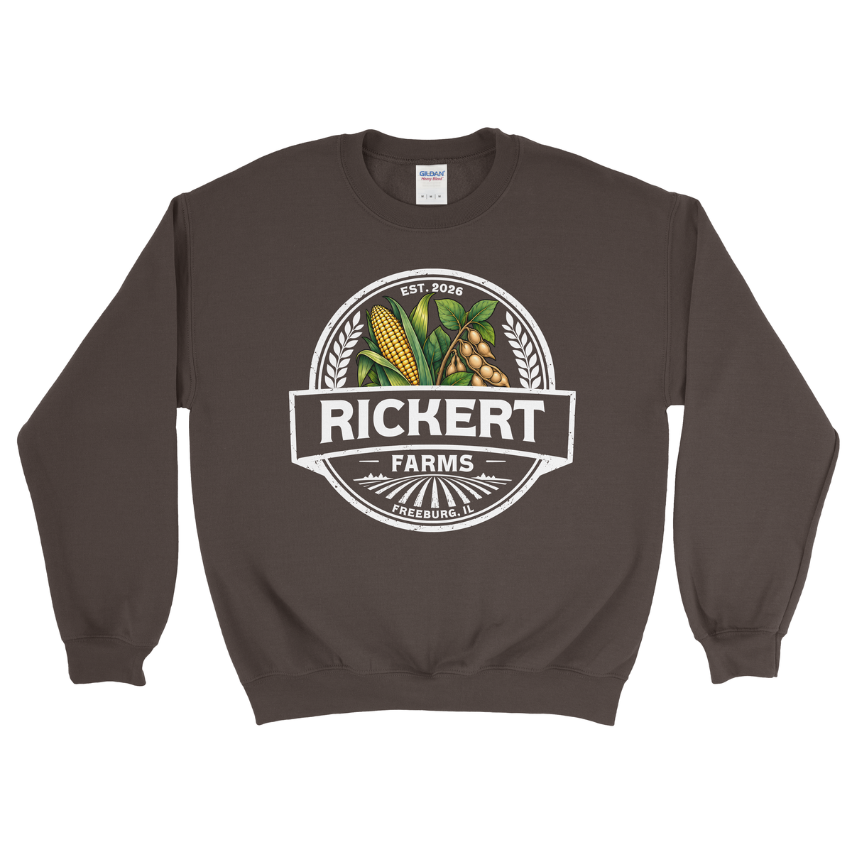 CORN SOYBEAN FARM CUSTOM SWEATSHIRT Y2
