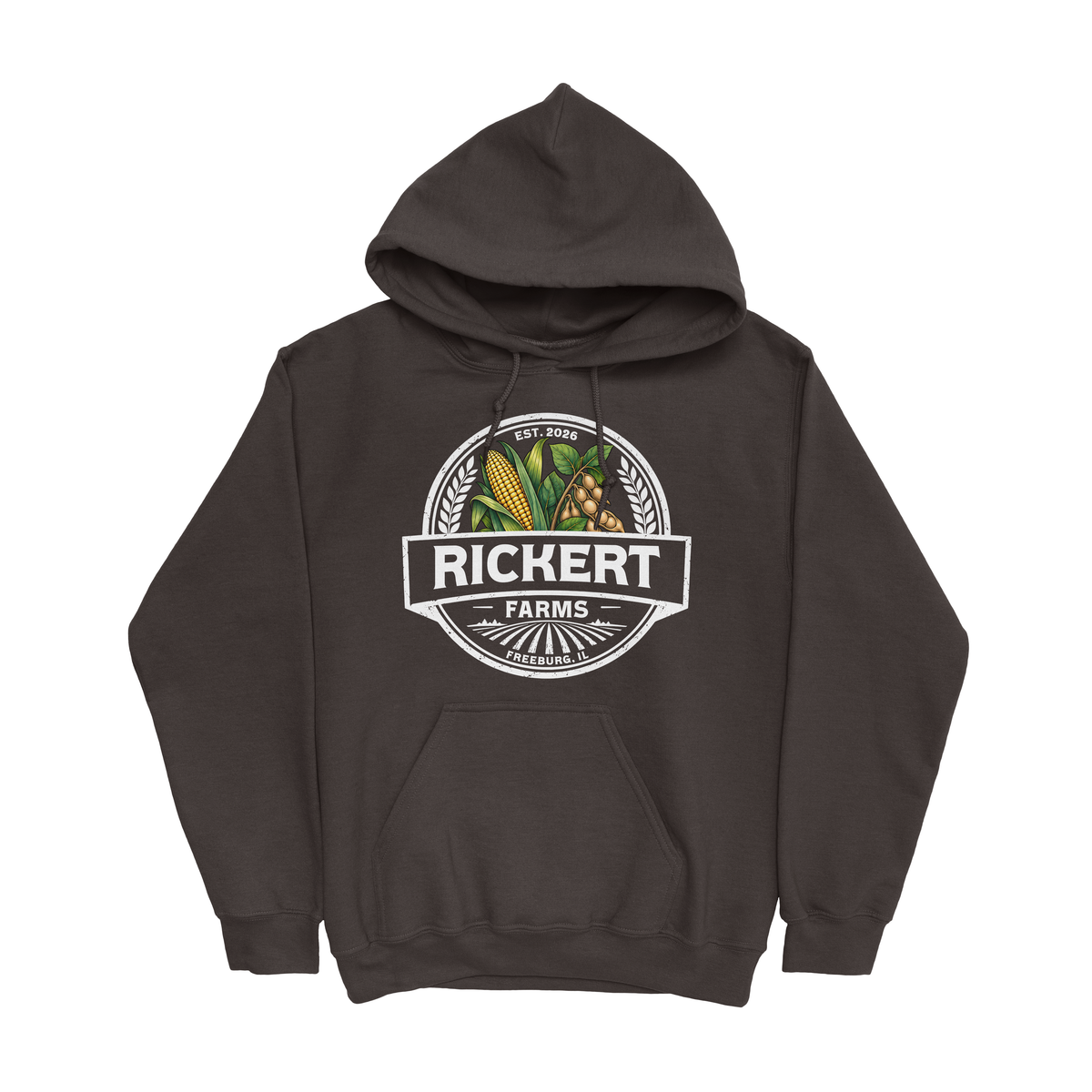 CORN SOYBEAN FARM CUSTOM HOODIE Y2