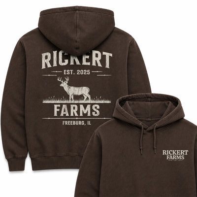 DEER FARM CUSTOM HOODIE BACK PRINT N19