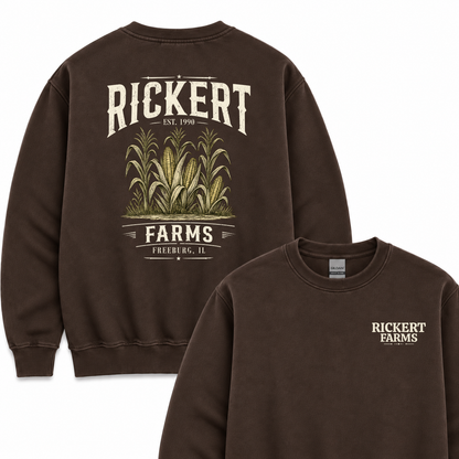 CORN FARM CUSTOM SWEATSHIRT BACK PRINT O14
