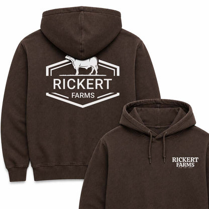 CATTLE FARM CUSTOM HOODIE BACK PRINT C2