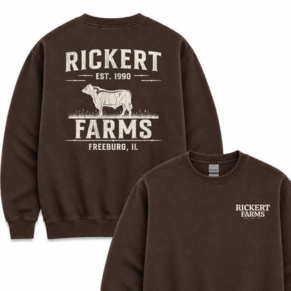 CATTLE FARM CUSTOM SWEATSHIRT BACK PRINT C17