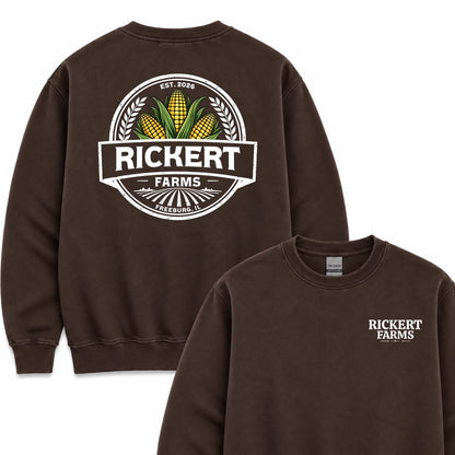 CORN FARM CUSTOM SWEATSHIRT BACK PRINT O17