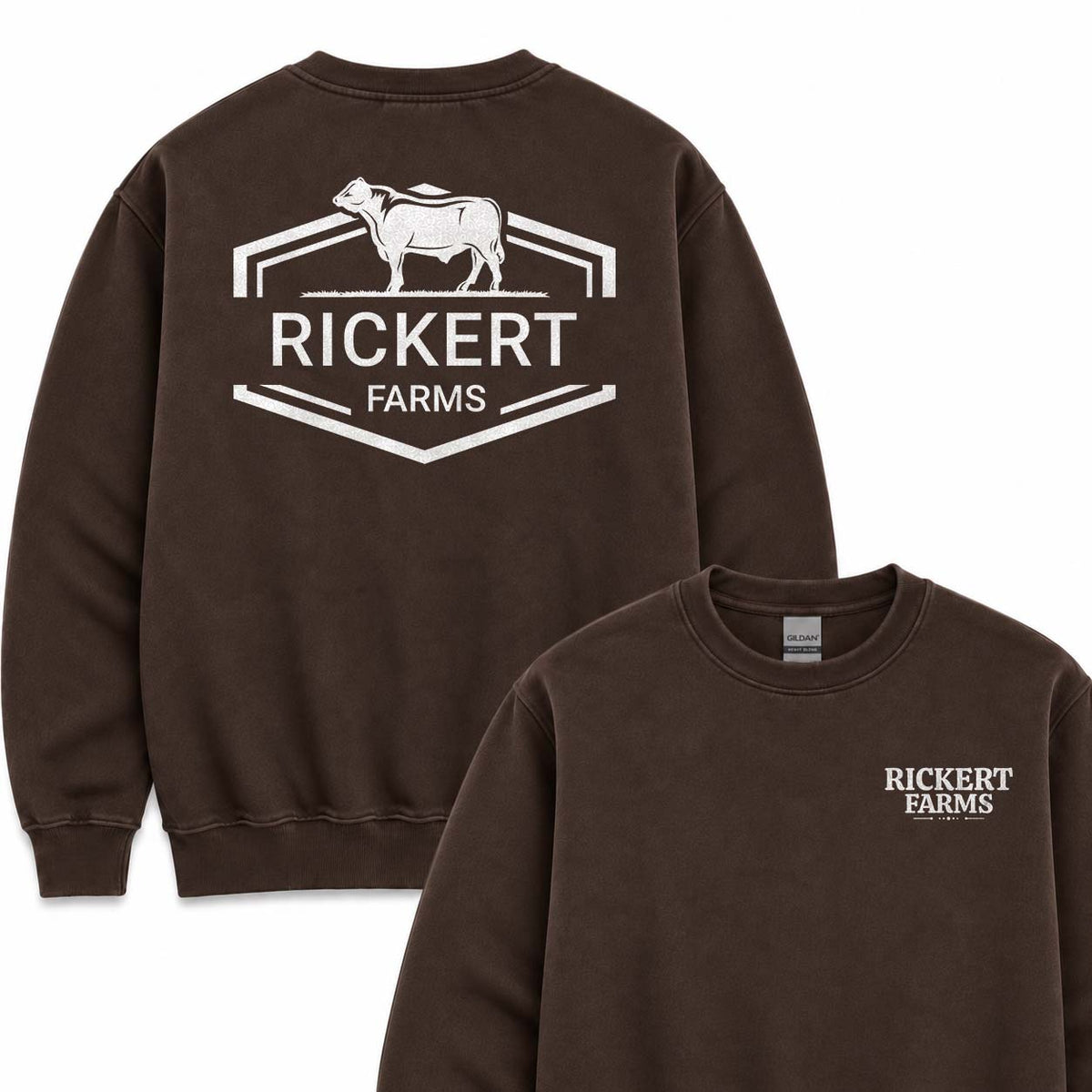 CATTLE FARM CUSTOM SWEATSHIRT BACK PRINT C2
