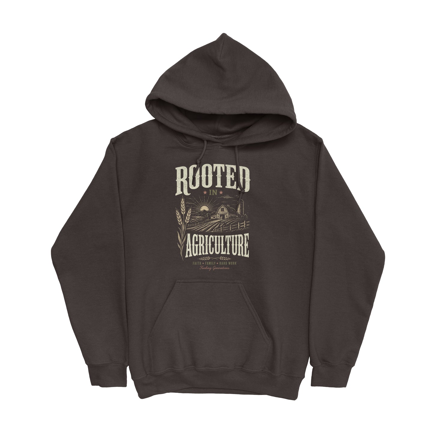 ROOTED IN AGRICULTURE FEEDING GENERATIONS HOODIE