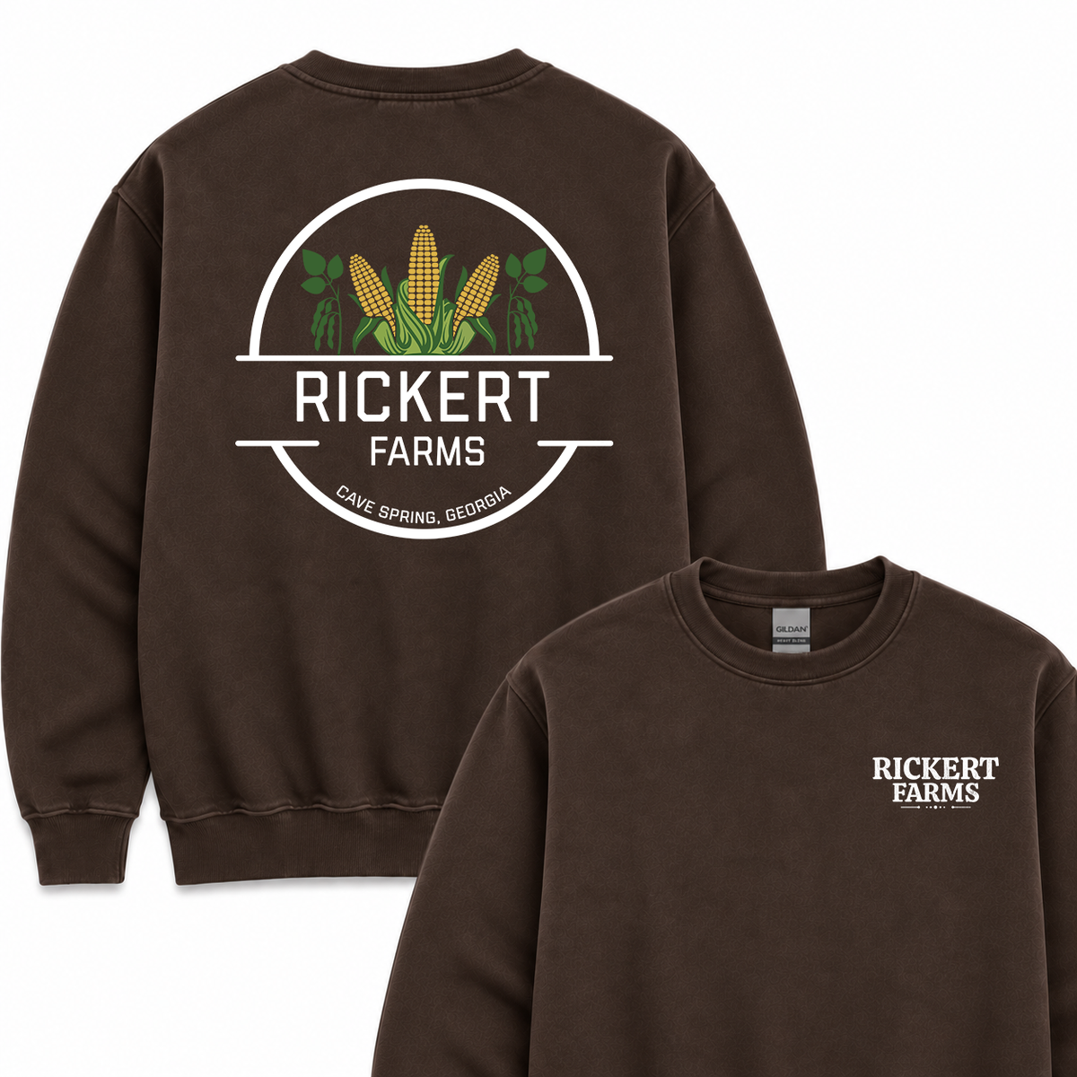 CORN FARM CUSTOM SWEATSHIRT BACK PRINT O3
