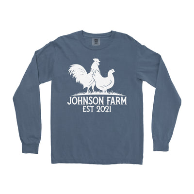 POULTRY FARM CUSTOM LONG SLEEVE SHIRT P6