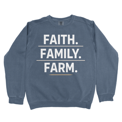 FAITH. FAMILY. FARM. PREMIUM SWEATSHIRT