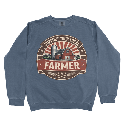 SUPPORT YOUR LOCAL FARMERS PREMIUM SWEATSHIRT