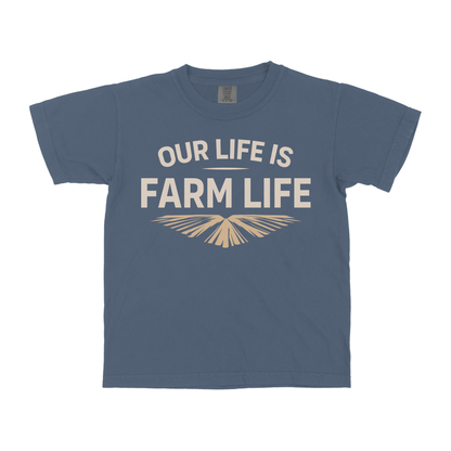 OUR LIFE IS FARM LIFE YOUTH SHIRT