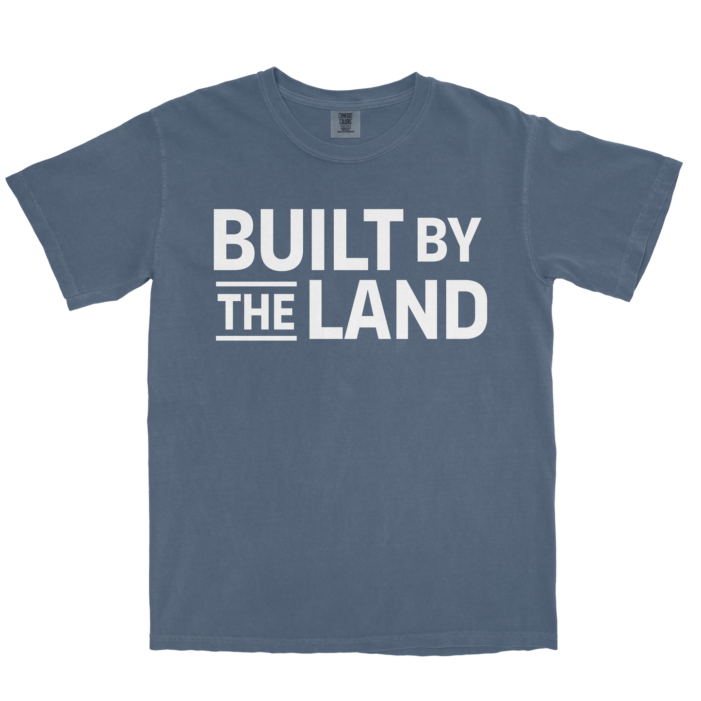 BUILT BY THE LAND SHIRT