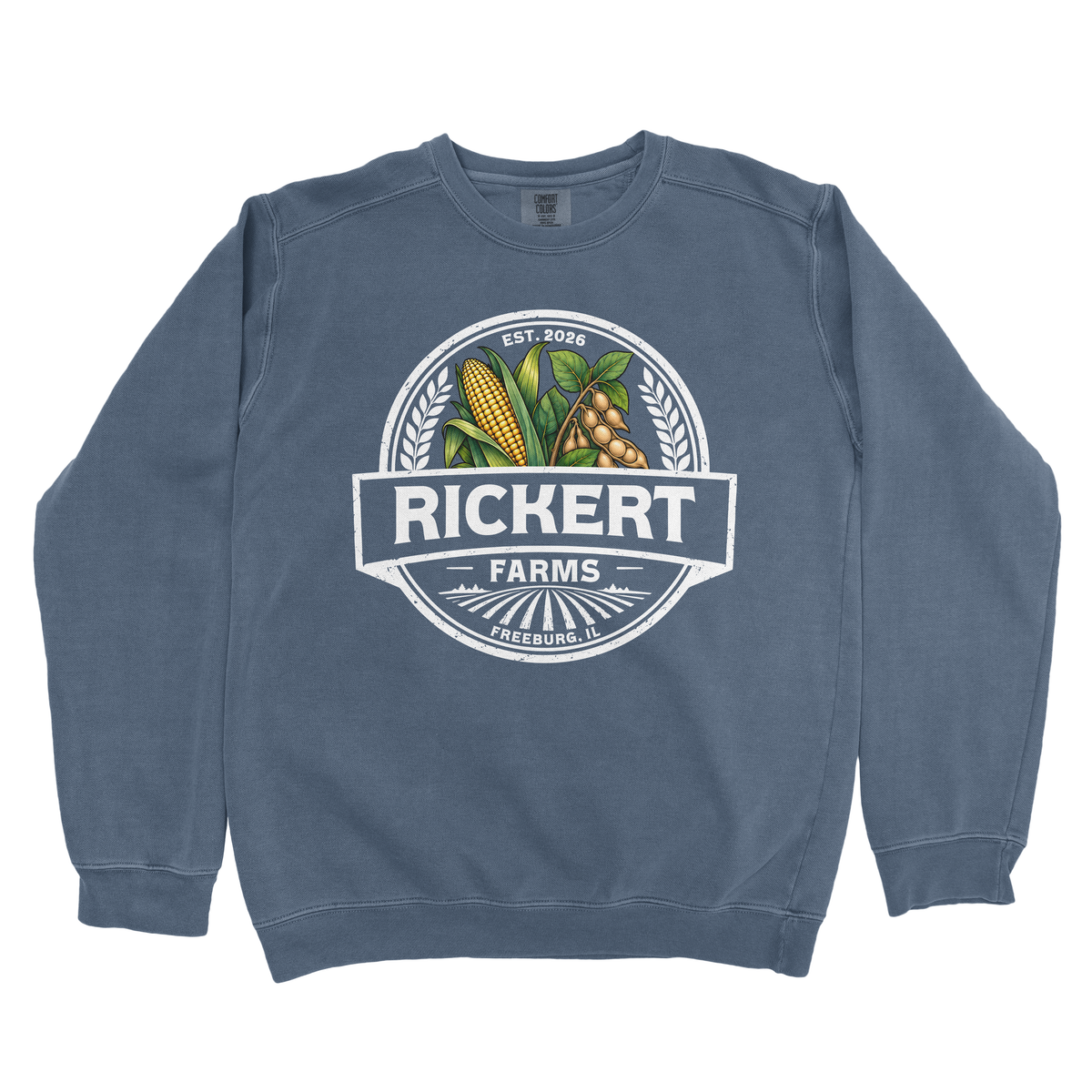 CORN SOYBEAN FARM CUSTOM PREMIUM SWEATSHIRT Y2