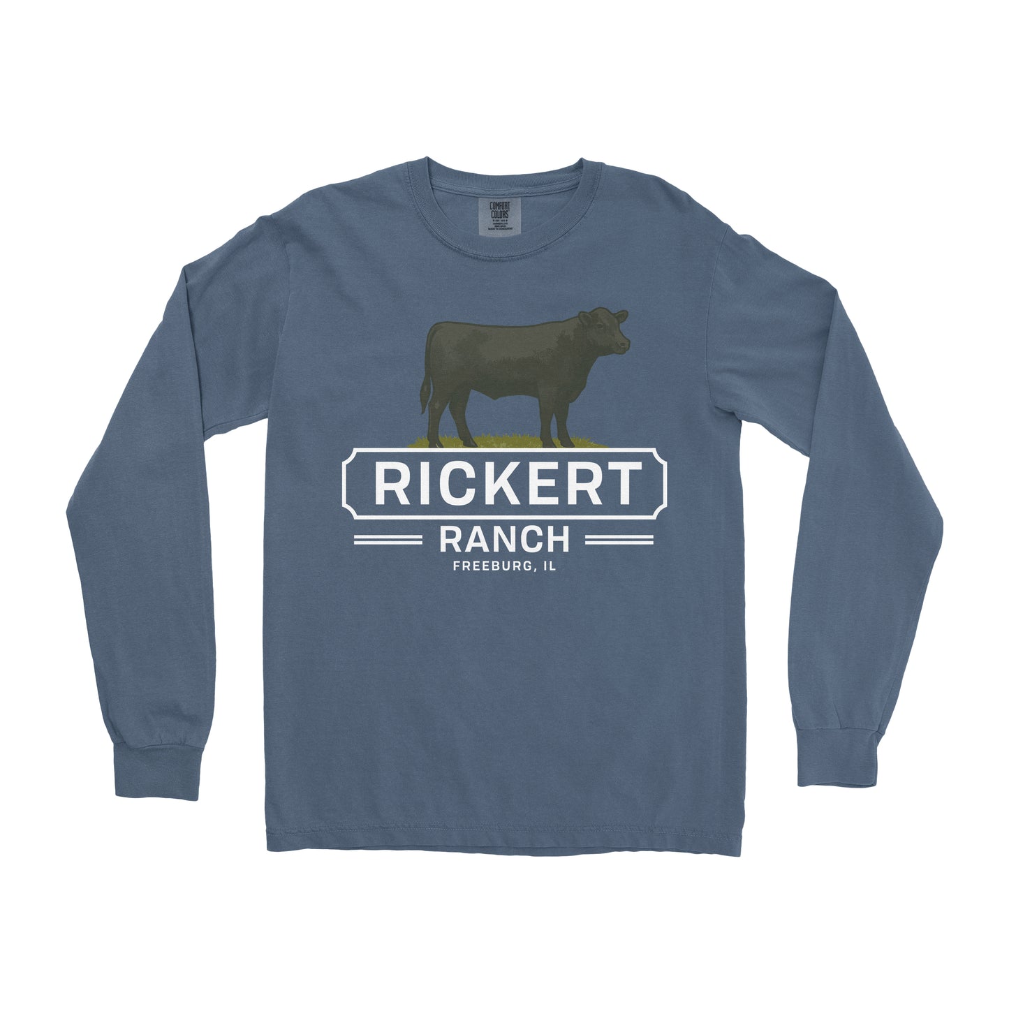 ANGUS CATTLE FARM CUSTOM LONG SLEEVE SHIRT A4
