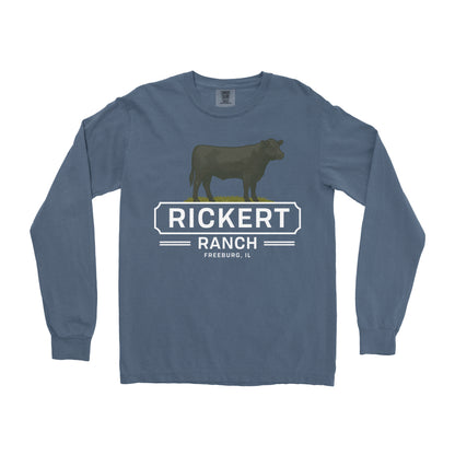 ANGUS CATTLE FARM CUSTOM LONG SLEEVE SHIRT A4