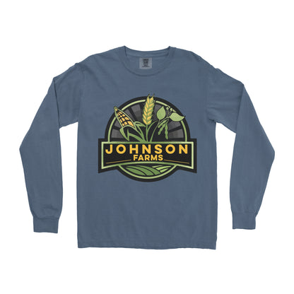 CORN WHEAT SOYBEANS FARM CUSTOM LONG SLEEVE SHIRT W1