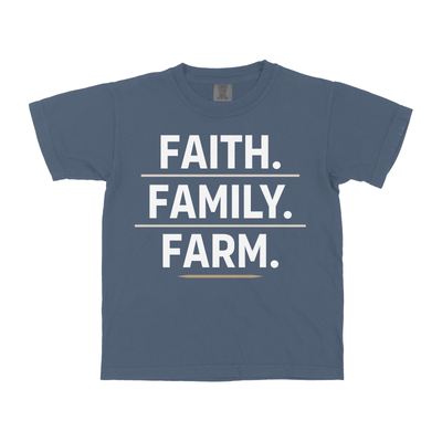 FAITH. FAMILY. FARM. YOUTH SHIRT
