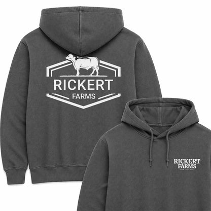 CATTLE FARM CUSTOM HOODIE BACK PRINT C2