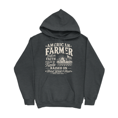 AMERICAN FARMER BUILT ON FAITH HOODIE