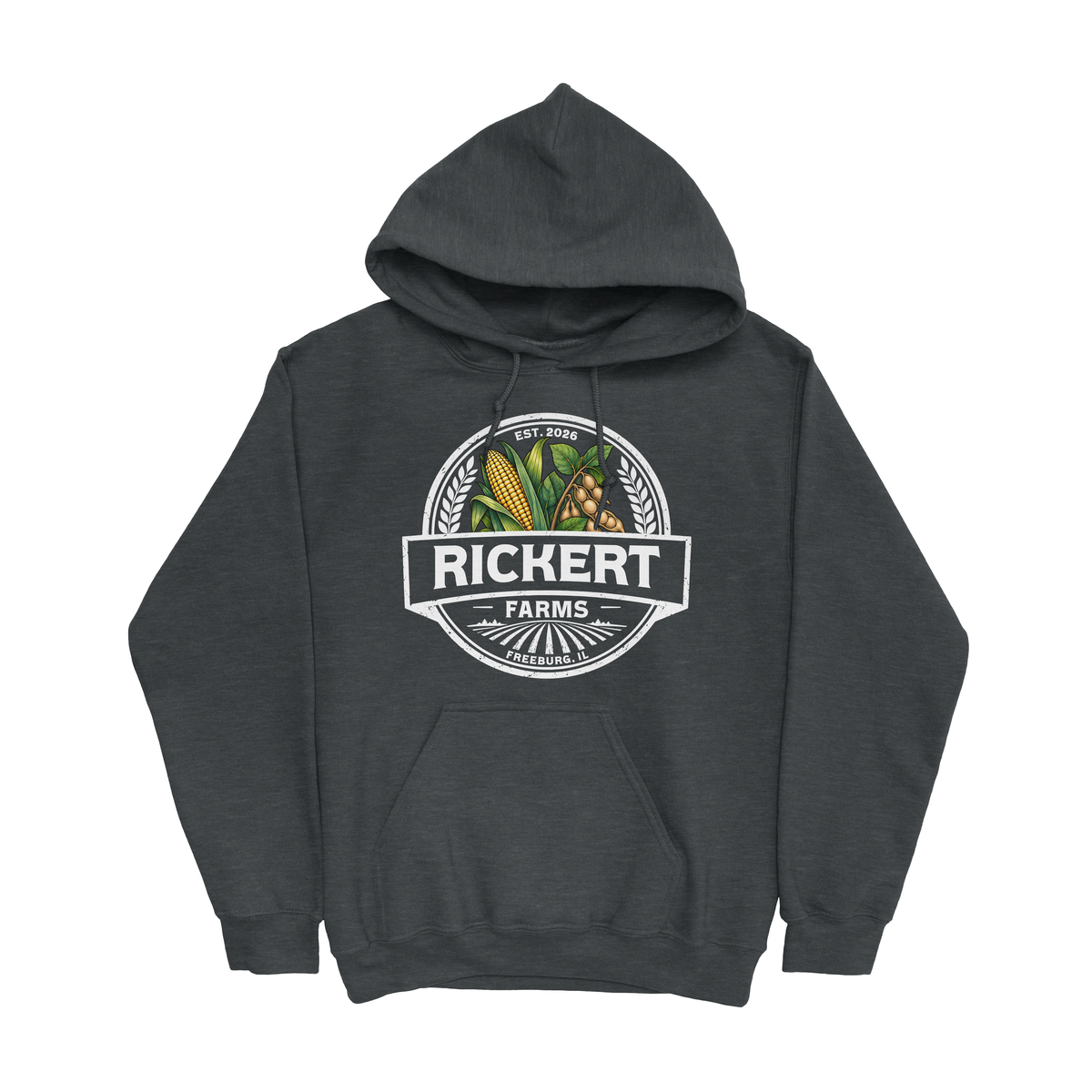 CORN SOYBEAN FARM CUSTOM HOODIE Y2