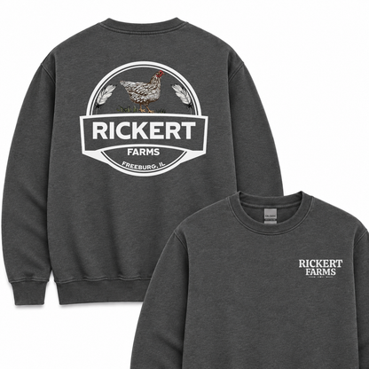 POULTY FARM CUSTOM SWEATSHIRT BACK PRINT P2