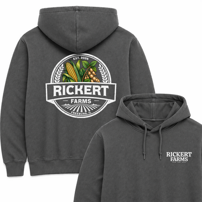 CORN SOYBEAN FARM CUSTOM HOODIE BACK PRINT Y2