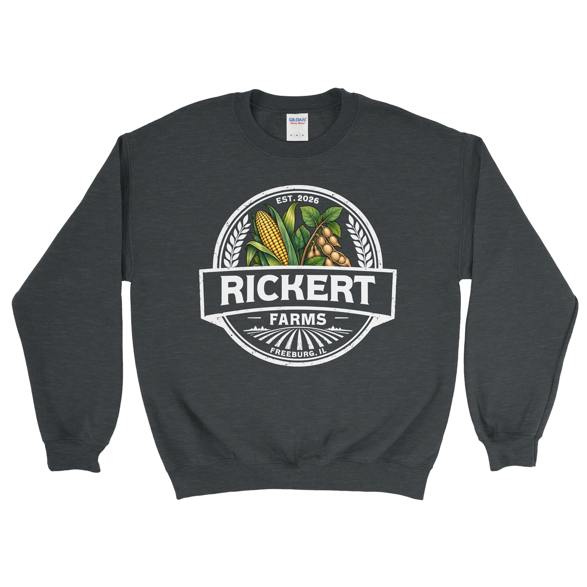 CORN SOYBEAN FARM CUSTOM SWEATSHIRT Y2