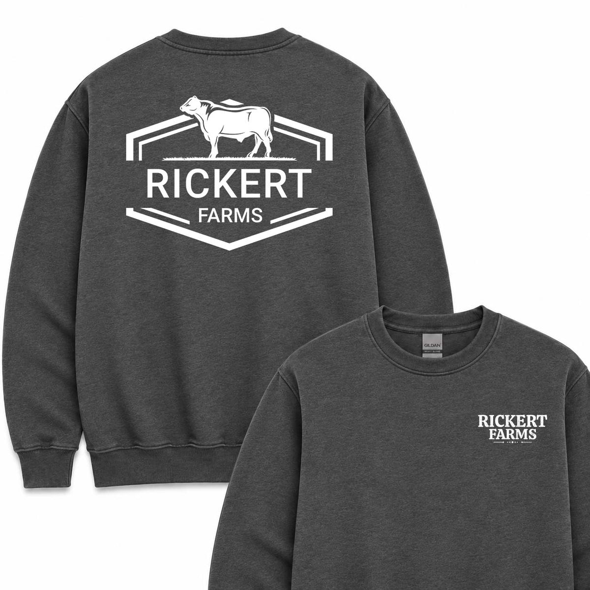 CATTLE FARM CUSTOM SWEATSHIRT BACK PRINT C2