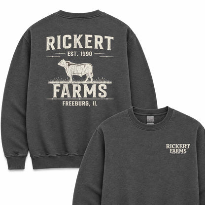 CATTLE FARM CUSTOM SWEATSHIRT BACK PRINT C17