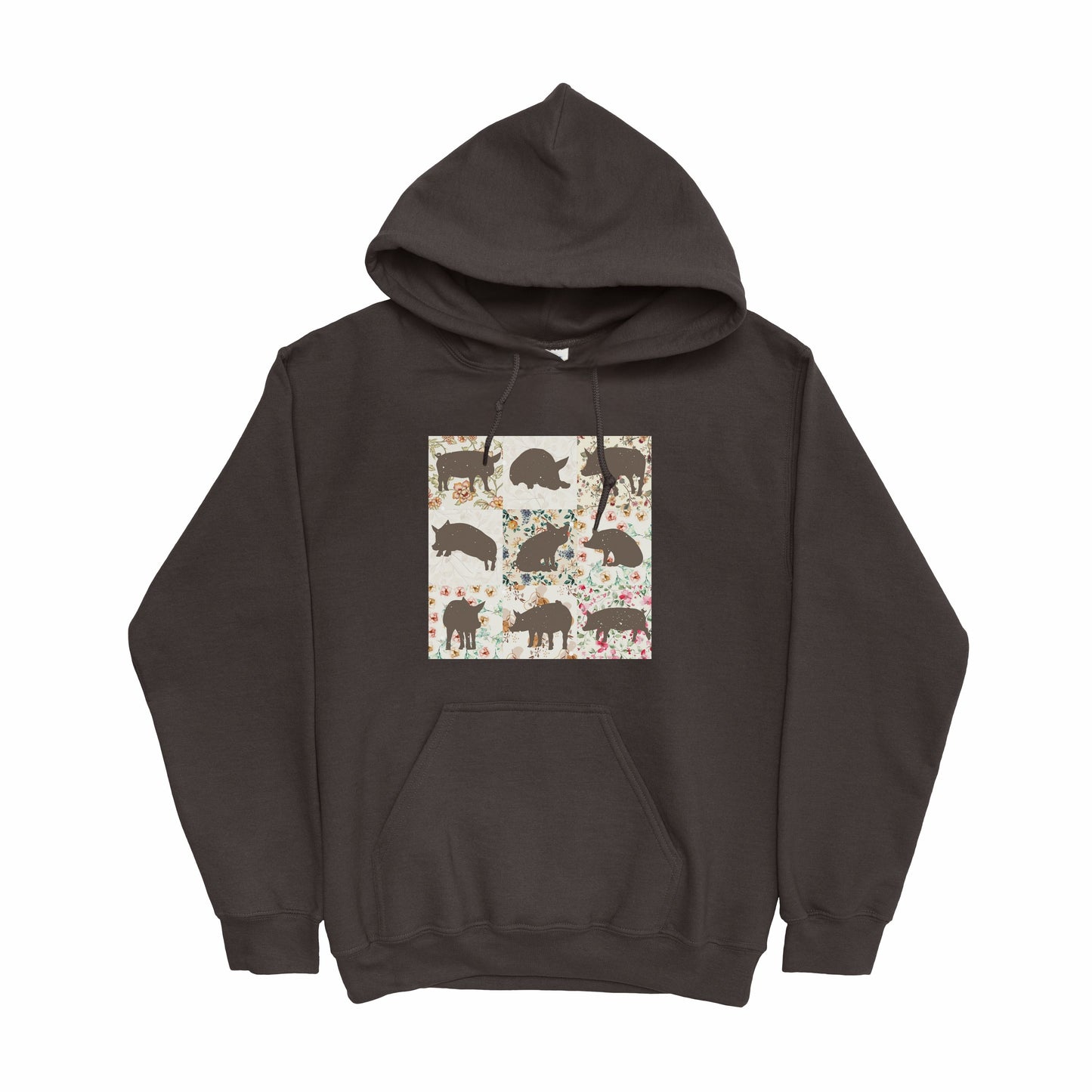 PIG PATTERN HOODIE