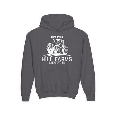 CUSTOM FARM TRACTOR YOUTH HOODIE F1