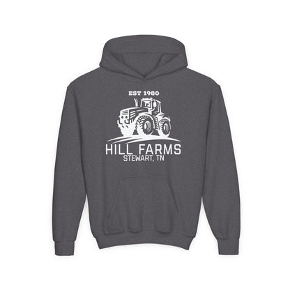 CUSTOM FARM TRACTOR YOUTH HOODIE F1
