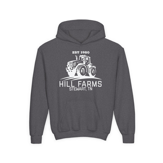 CUSTOM FARM TRACTOR YOUTH HOODIE F1