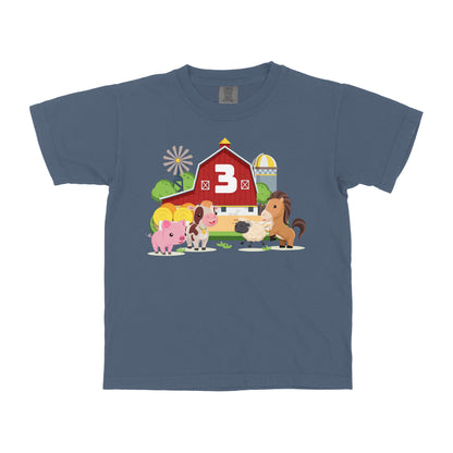 BARN FARM BIRTHDAY CUSTOM YOUTH SHIRT