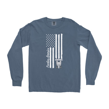 FARM AMERICAN FLAG LONG SLEEVE SHIRT