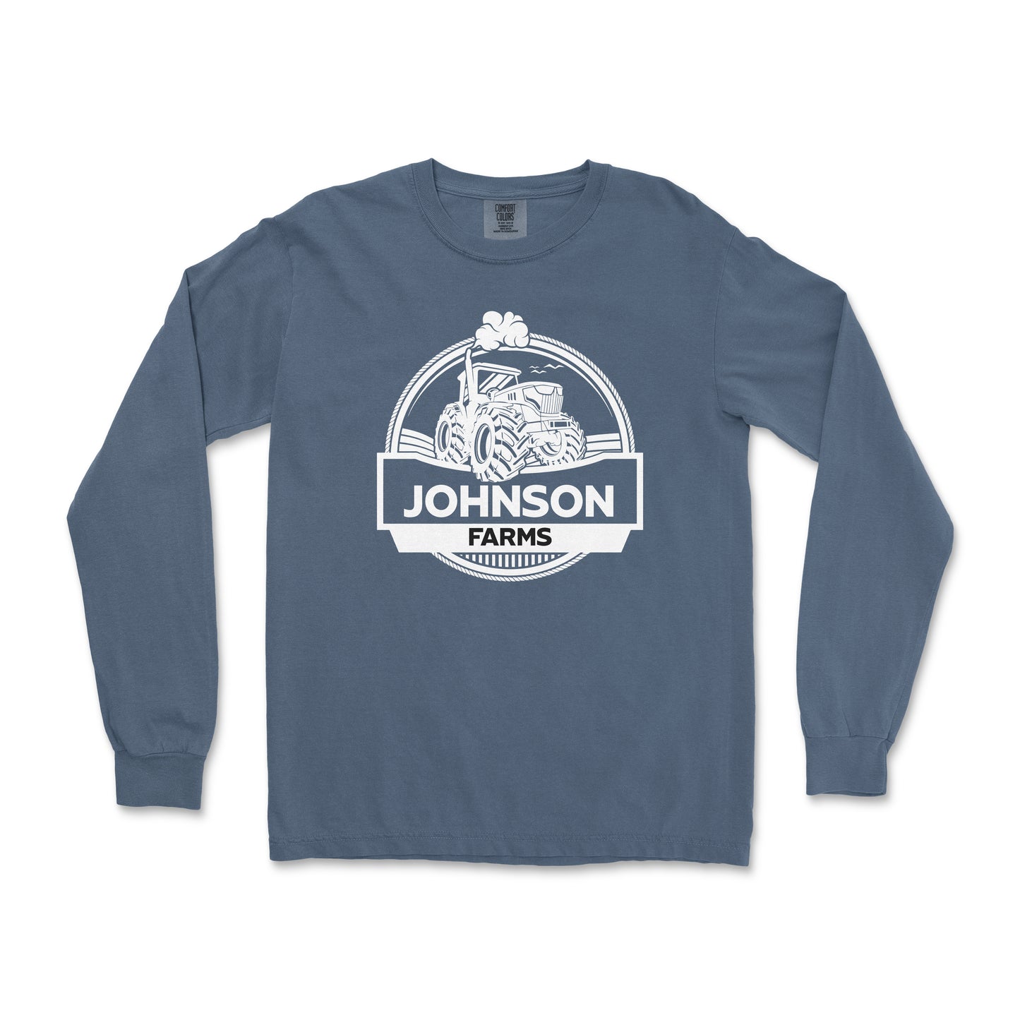 CUSTOM FARM TRACTOR LONG SLEEVE SHIRT F2