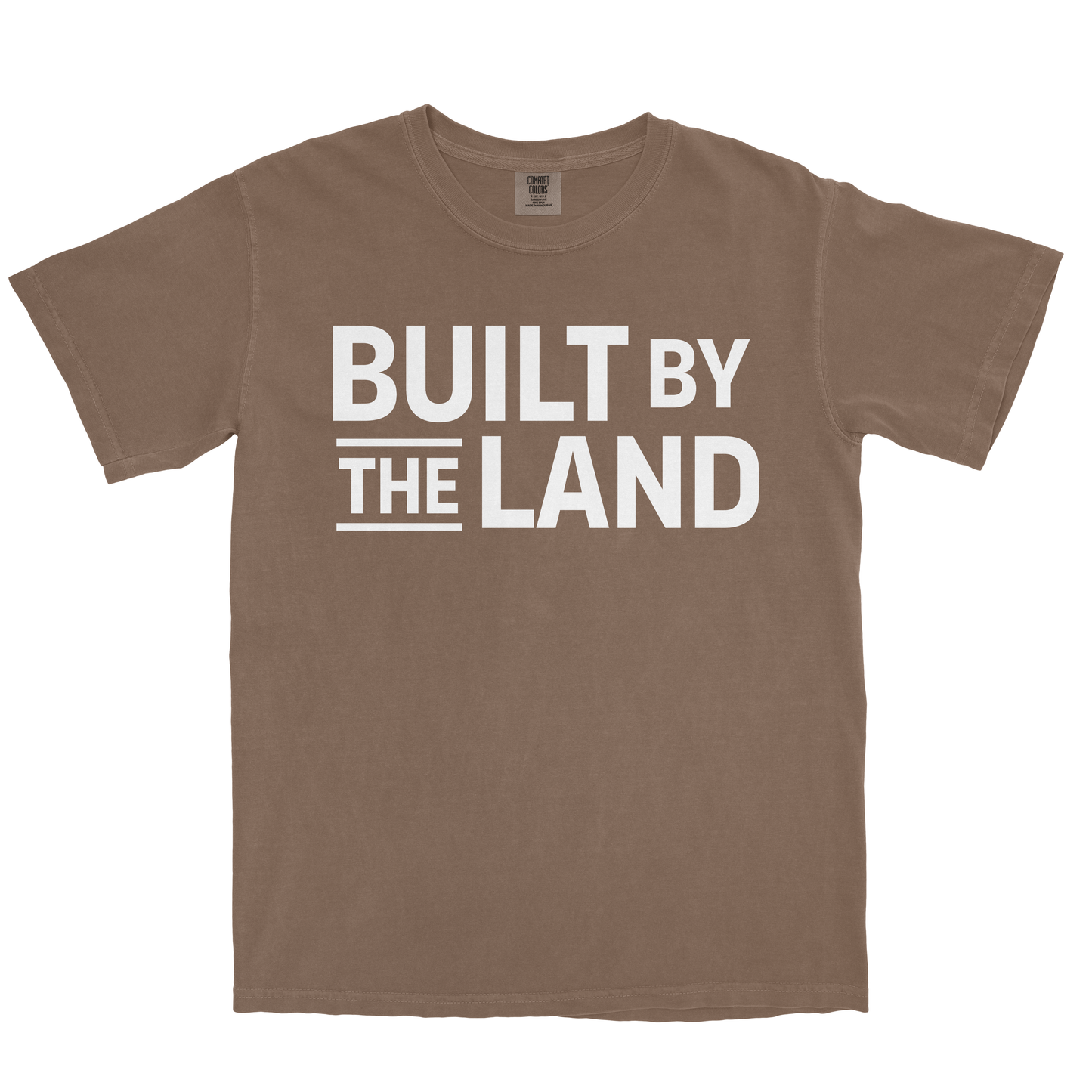 BUILT BY THE LAND SHIRT