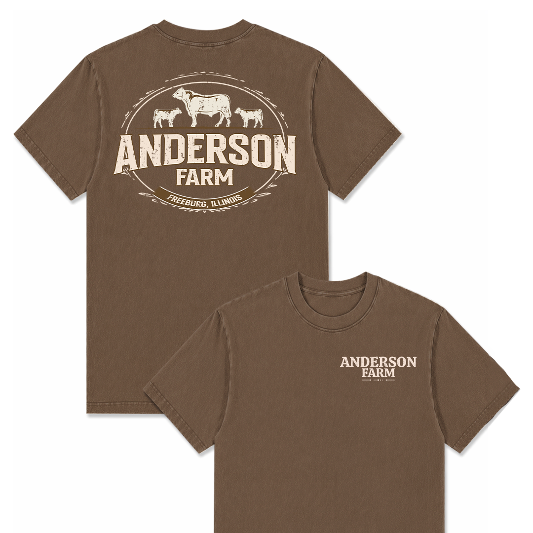 CATTLE FARM CUSTOM SHIRT BACK PRINT C18