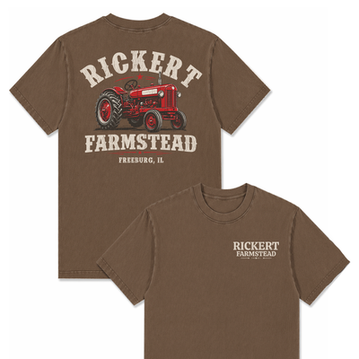 CUSTOM FARM TRACTOR SHIRT BACK PRINT F5