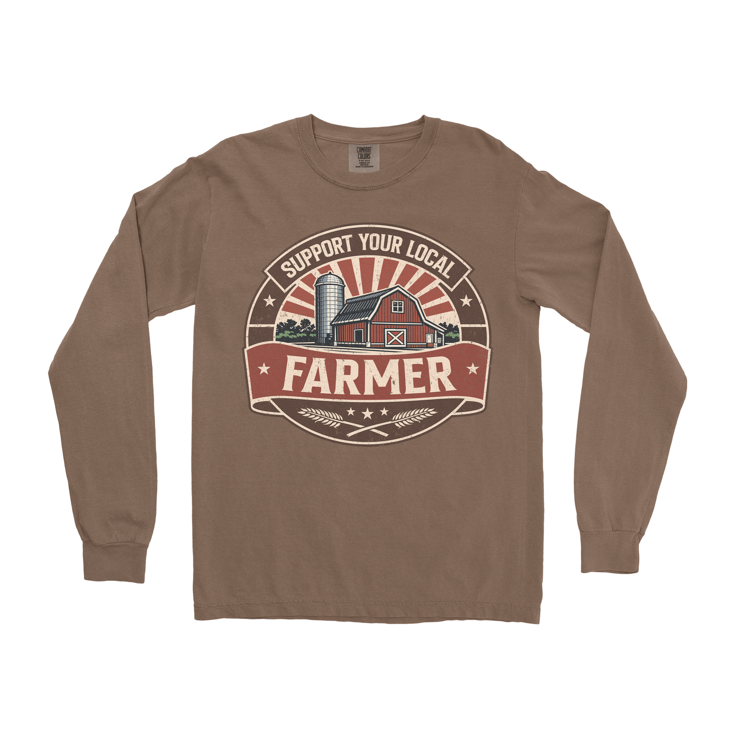 SUPPORT YOUR LOCAL FARMERS LONG SLEEVE SHIRT