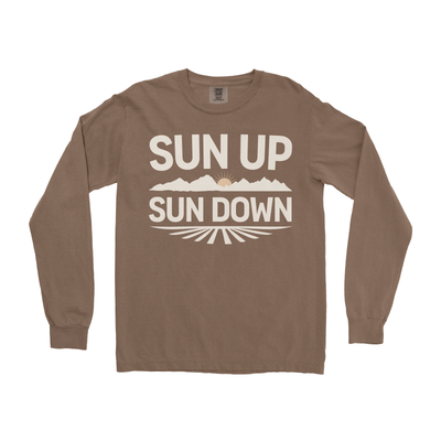 SUN UP SUN DOWN LONG SLEEVE SHIRT